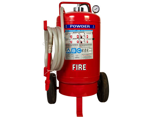 50 Kgs Trolley Mounted ABC/BC Type Fire Extinguisher